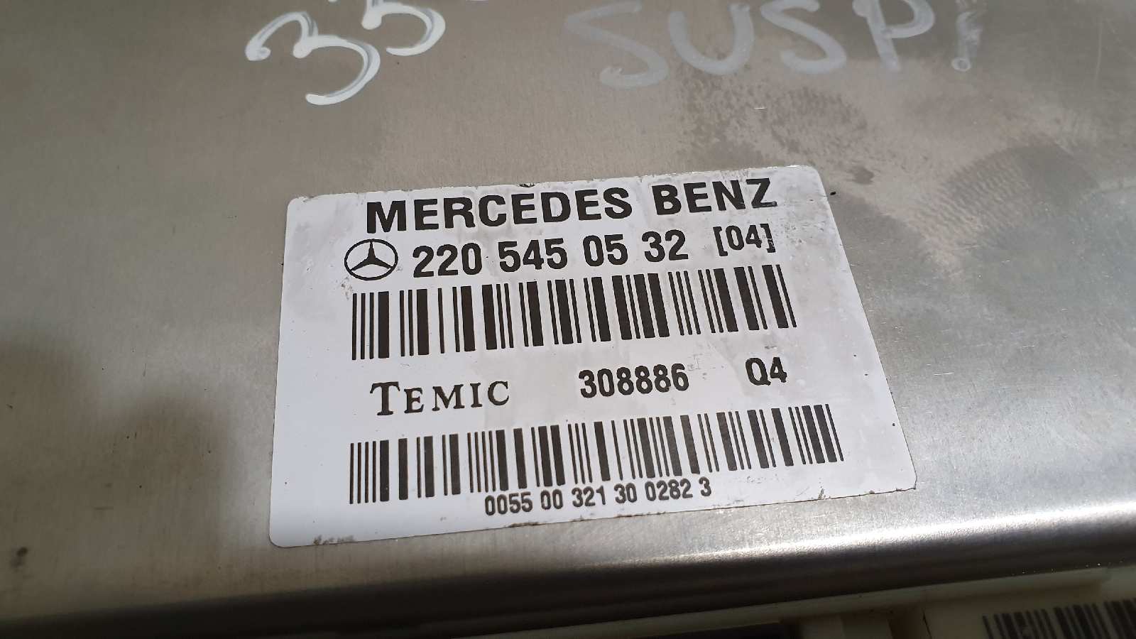 MERCEDES-BENZ S-Class W220 (1998-2005) Μονάδα ελέγχου ανάρτησης 2205450532 19981278