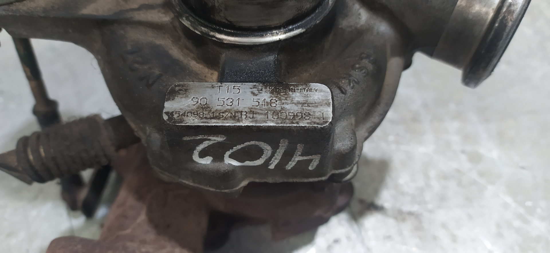 OPEL Astra H (2004-2014) Turbófeltöltő 90531518,100998 20088188