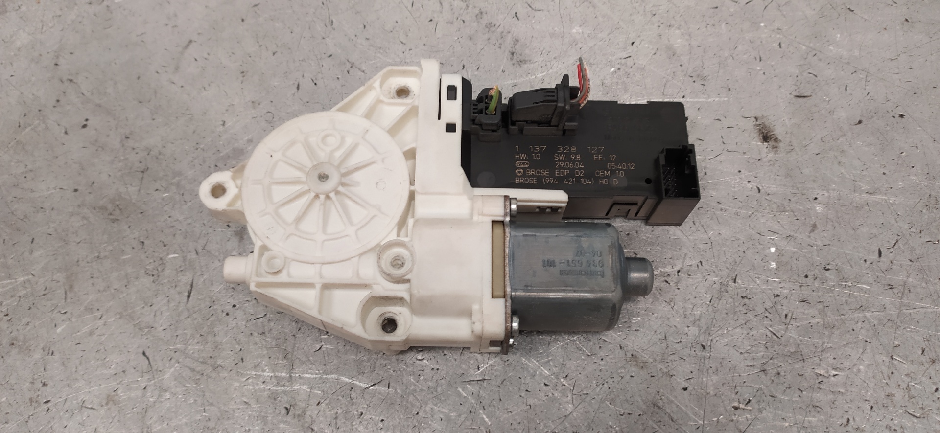 VAUXHALL 407 1 generation (2004-2010) Front Right Door Window Control Motor 1137328127,0130822201 20104179