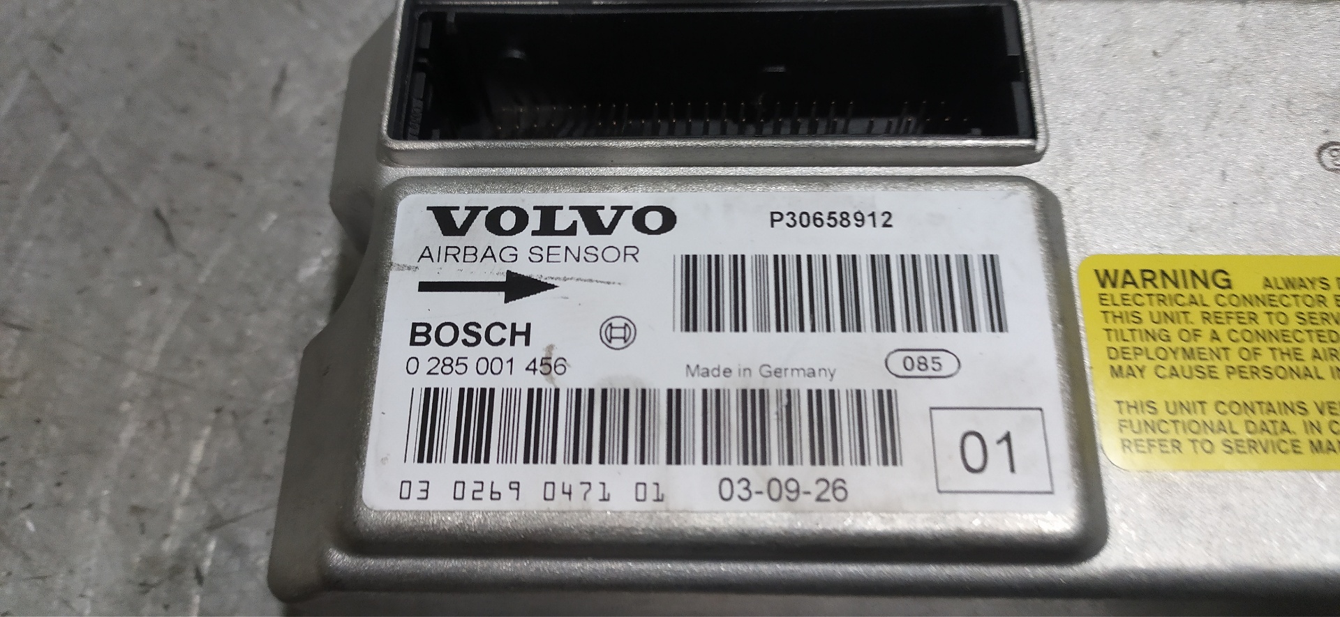 HYUNDAI RD (1 generation) (1996-2002) SRS vadības bloks 0285001456, P30658912 20112419