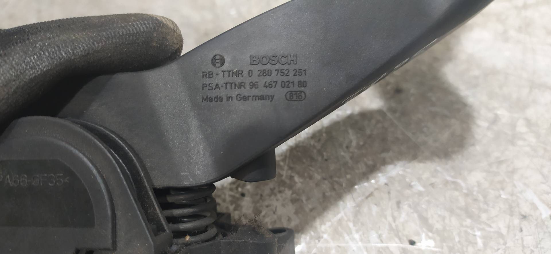 PEUGEOT 307 1 generation (2001-2008) Педаль газа 0280752251 20040833