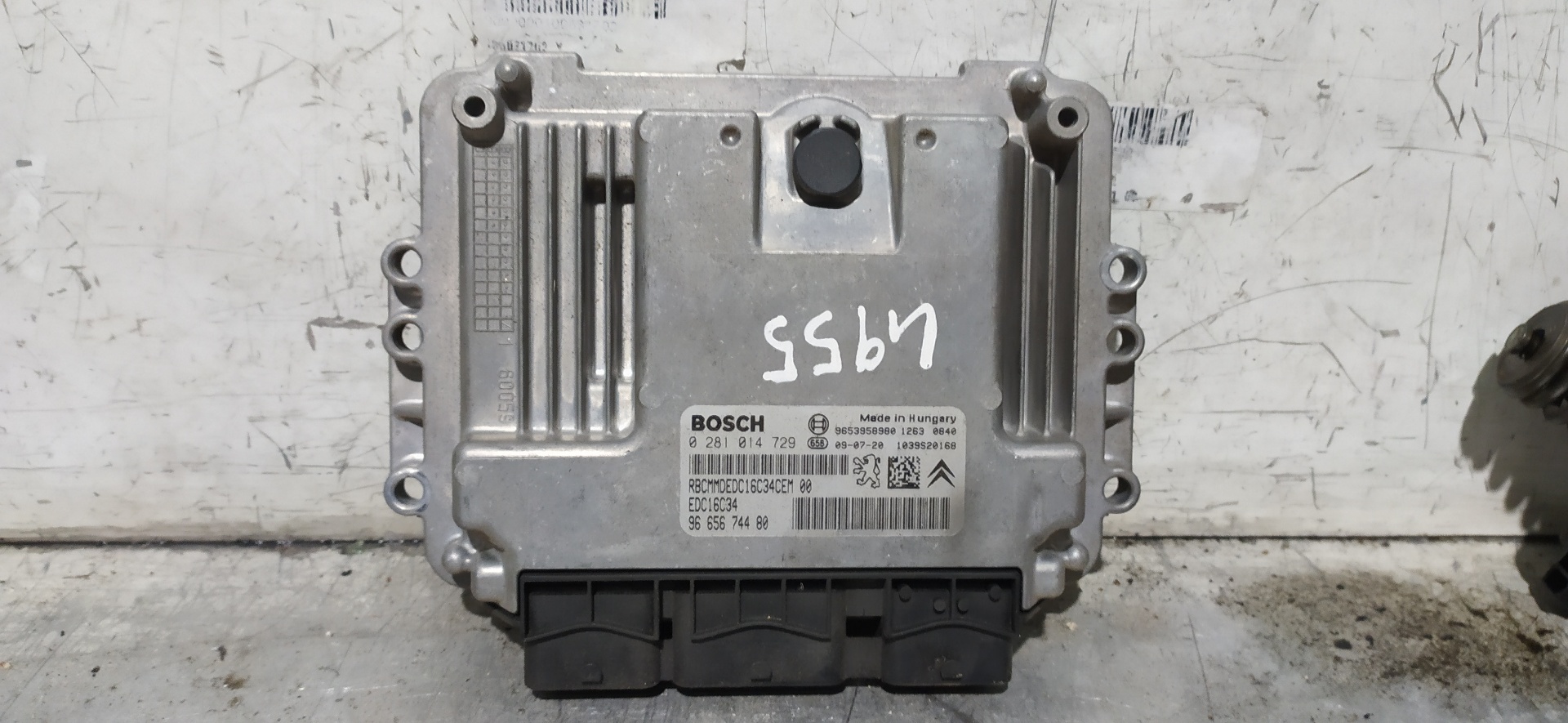 CITROËN C4 Picasso 1 generation (2006-2013) Engine Control Unit ECU 0281014729,9665674480 25966717