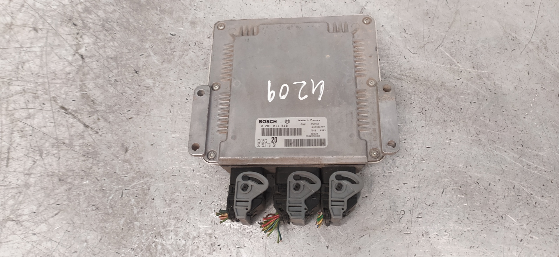 FIAT Xsara Picasso 1 generation (1999-2010) Engine Control Unit ECU 9658373180, 0281011518 20096260