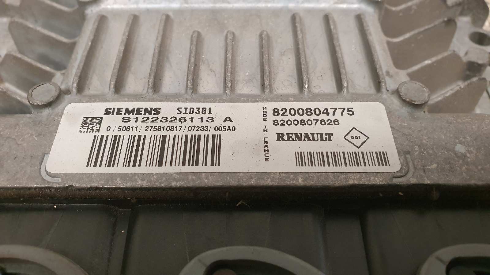 DODGE Scenic 2 generation (2003-2010) Блок управления двигателем 8200804775,8200807626,S122326113A 19971598