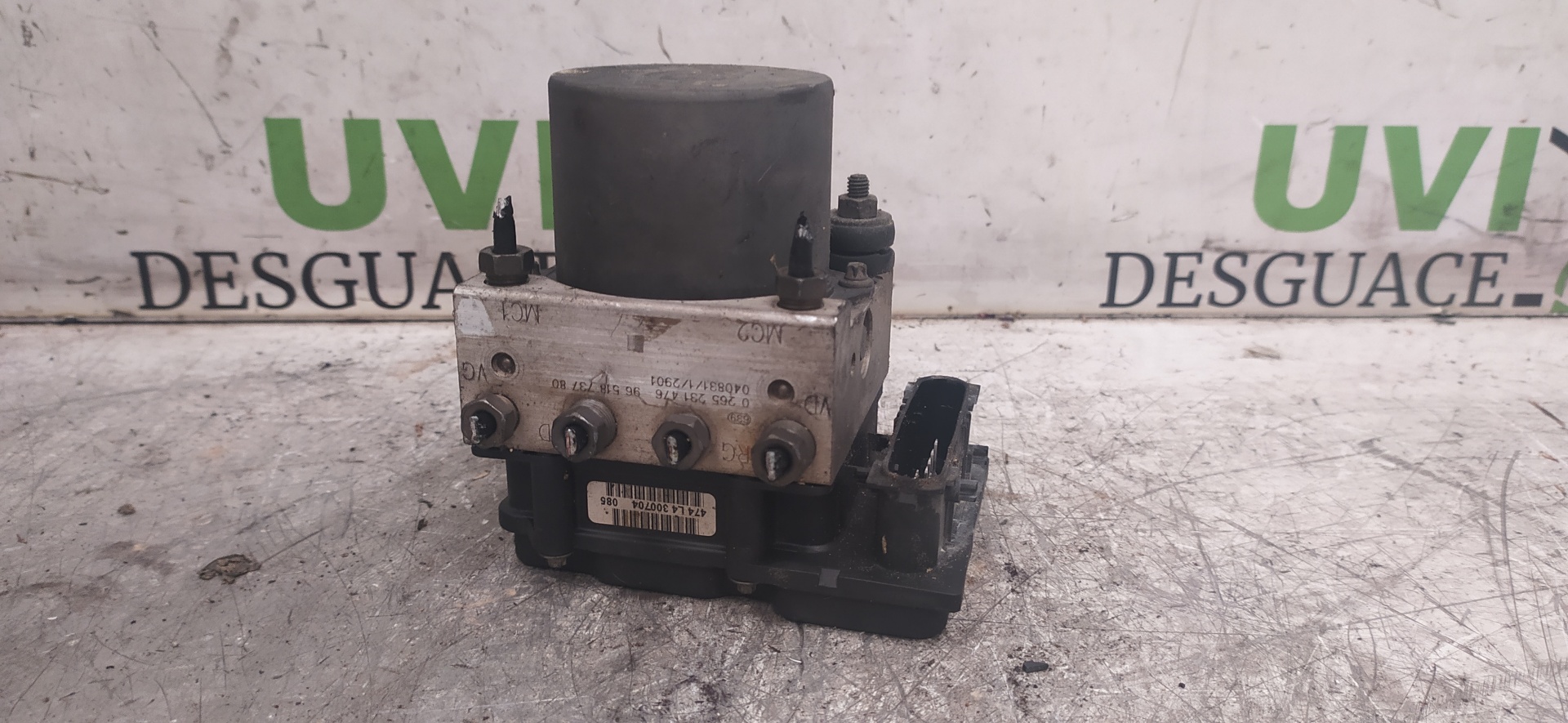 SKODA 307 1 generation (2001-2008) ABS blokas 9651873780, 0265231476 20057500