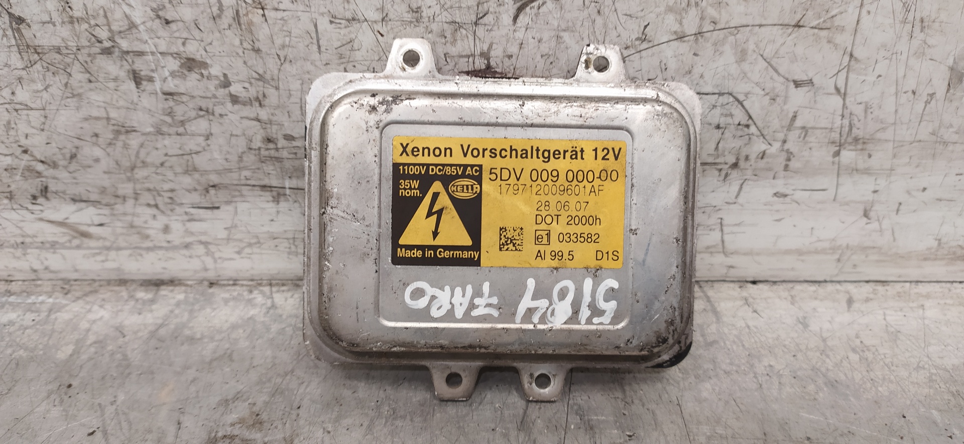 FORD S-Max 1 generation (2006-2015) Xenon-lámpa vezérlőegysége 179712009601AF,5DV00900000 25967297