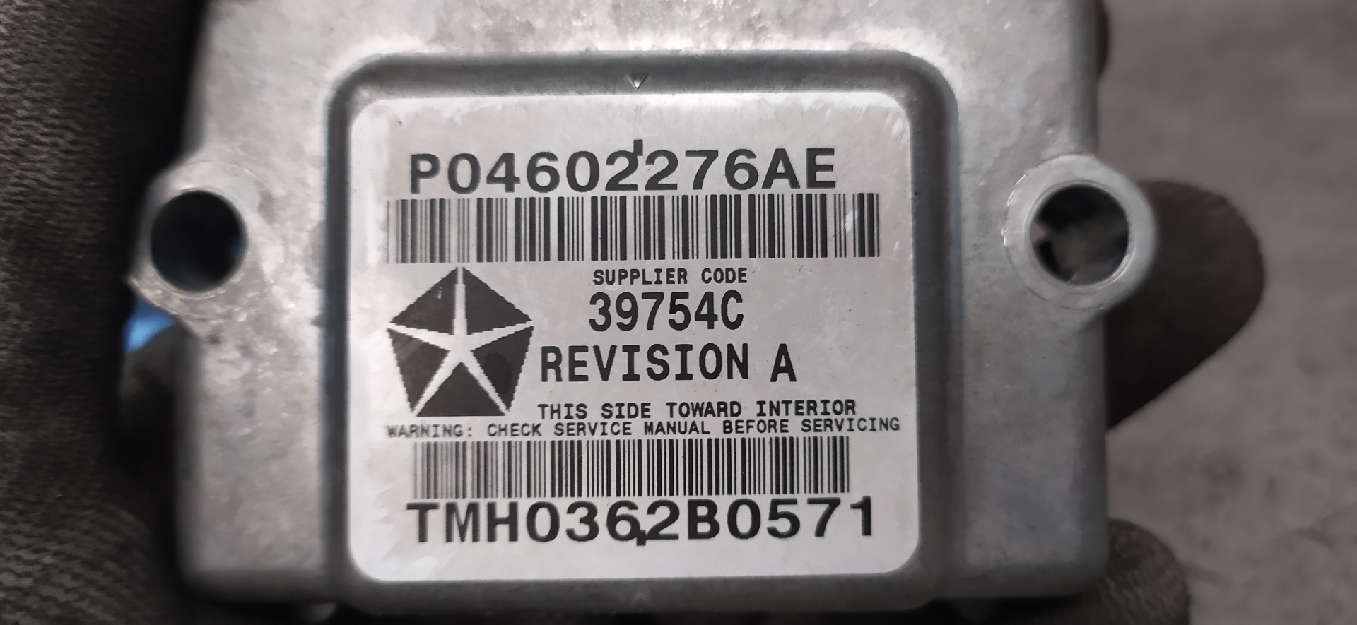 FORD Sebring 2 generation (2001-2007) Other Control Units P04602276AE,39754c,TMHO362B0571 20063350