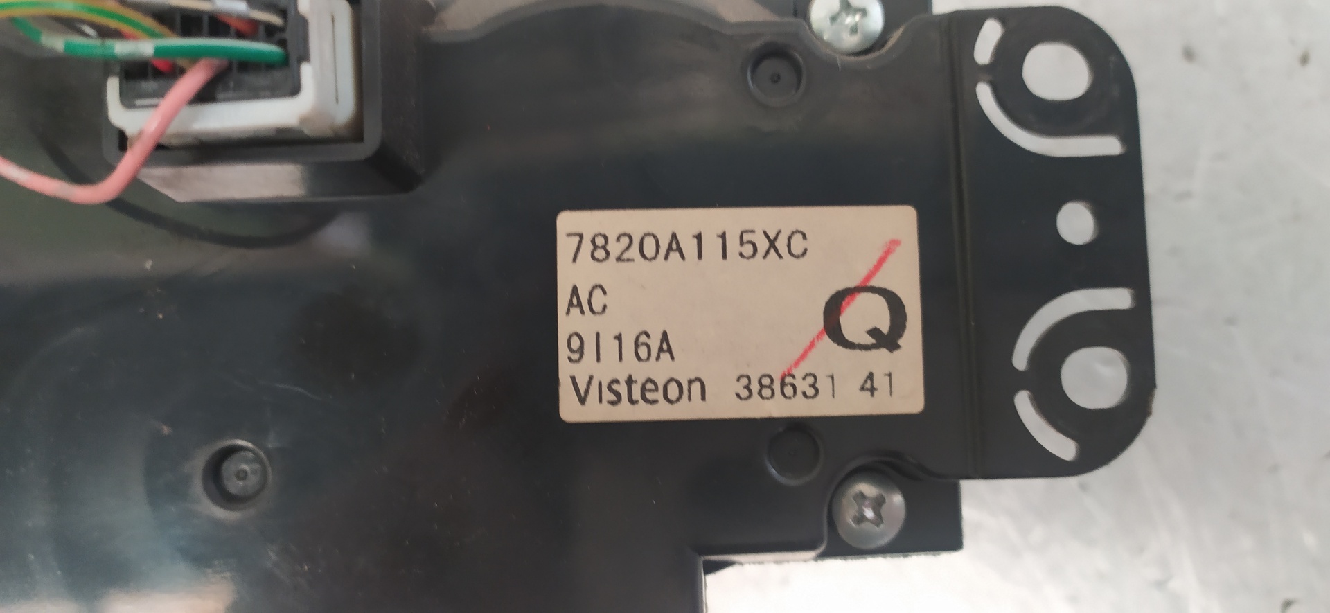 MITSUBISHI ASX 1 generation (2010-2020) Klimato kontrolės (klimos) valdymas 7820A115XC, 9L16A, 3863141 20117334