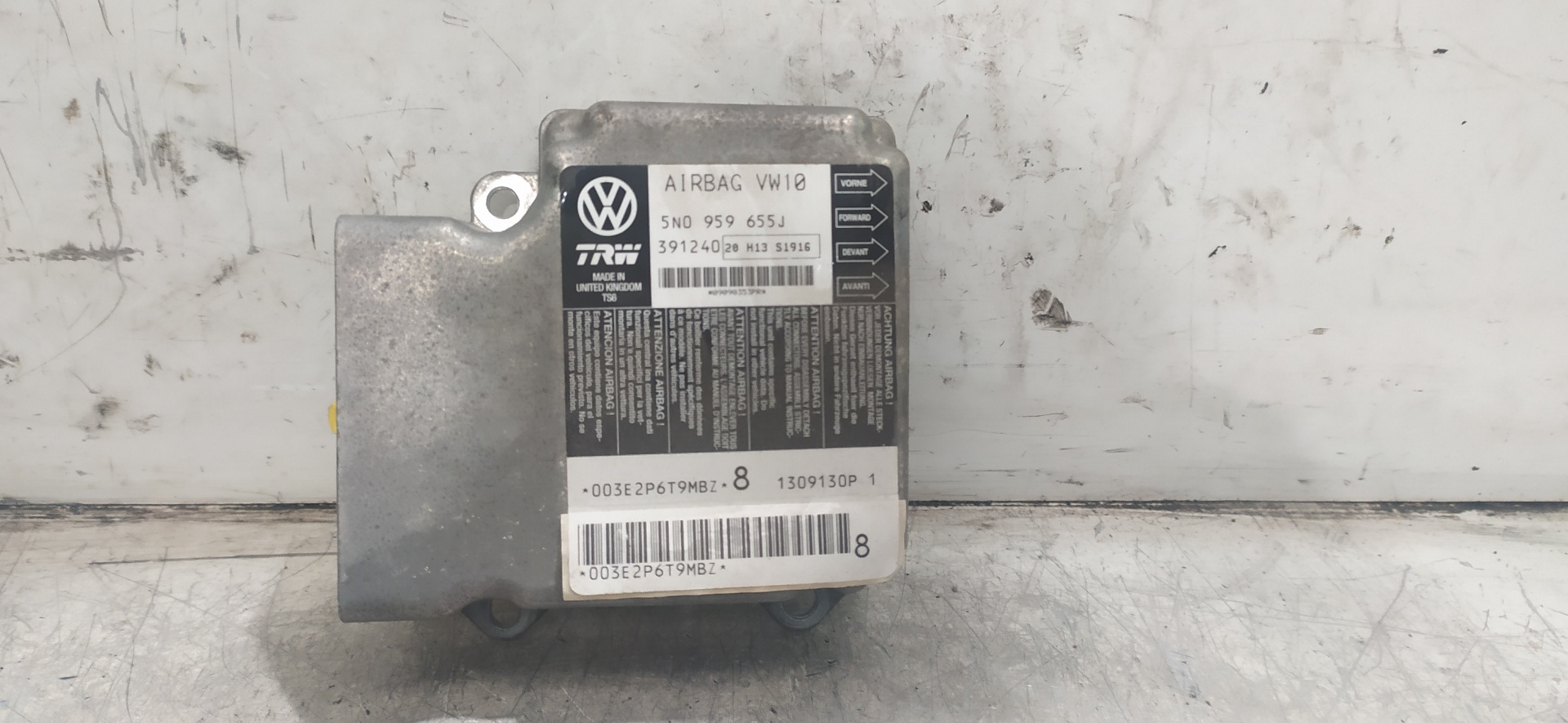 SEAT Leon 2 generation (2005-2012) SRS Control Unit 5N0959655J 20082174