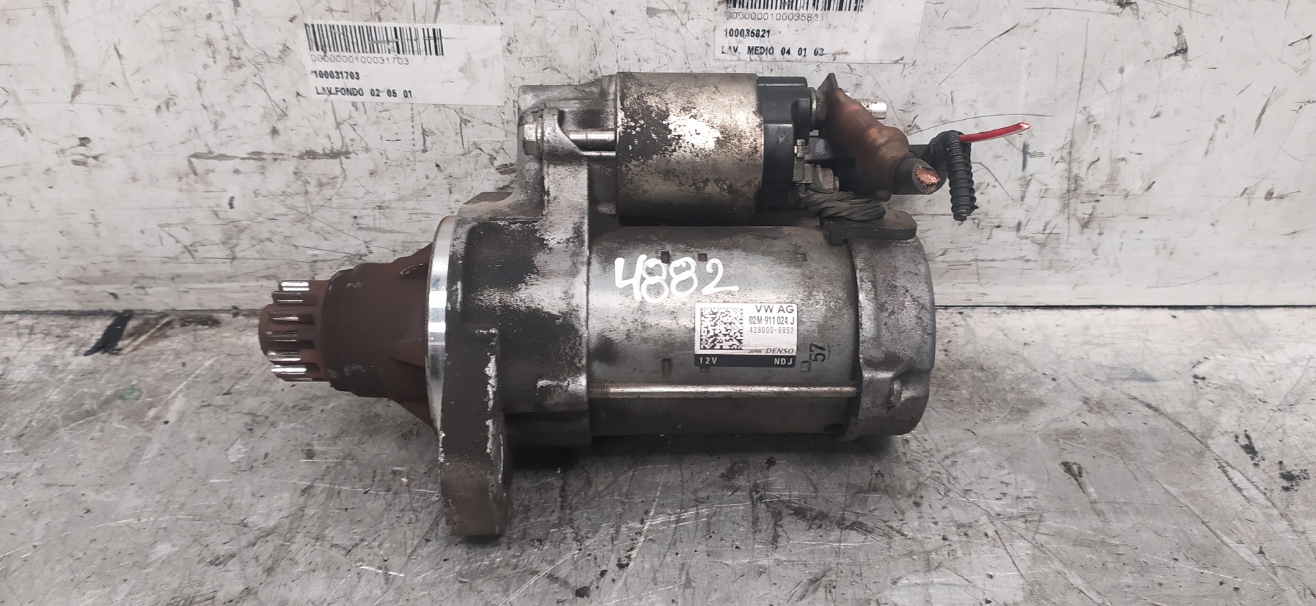 AUDI A1 8X (2010-2020) Startovací motor 02M911024J 25966598