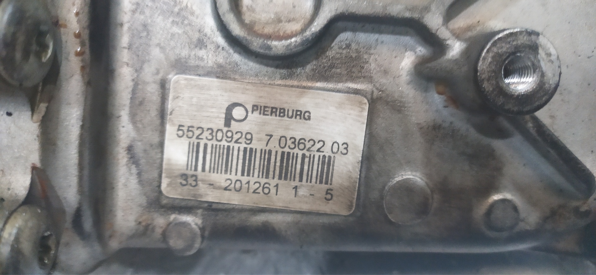 OPEL Combo D (2011-2020) EGR Valve 55230929 20045813