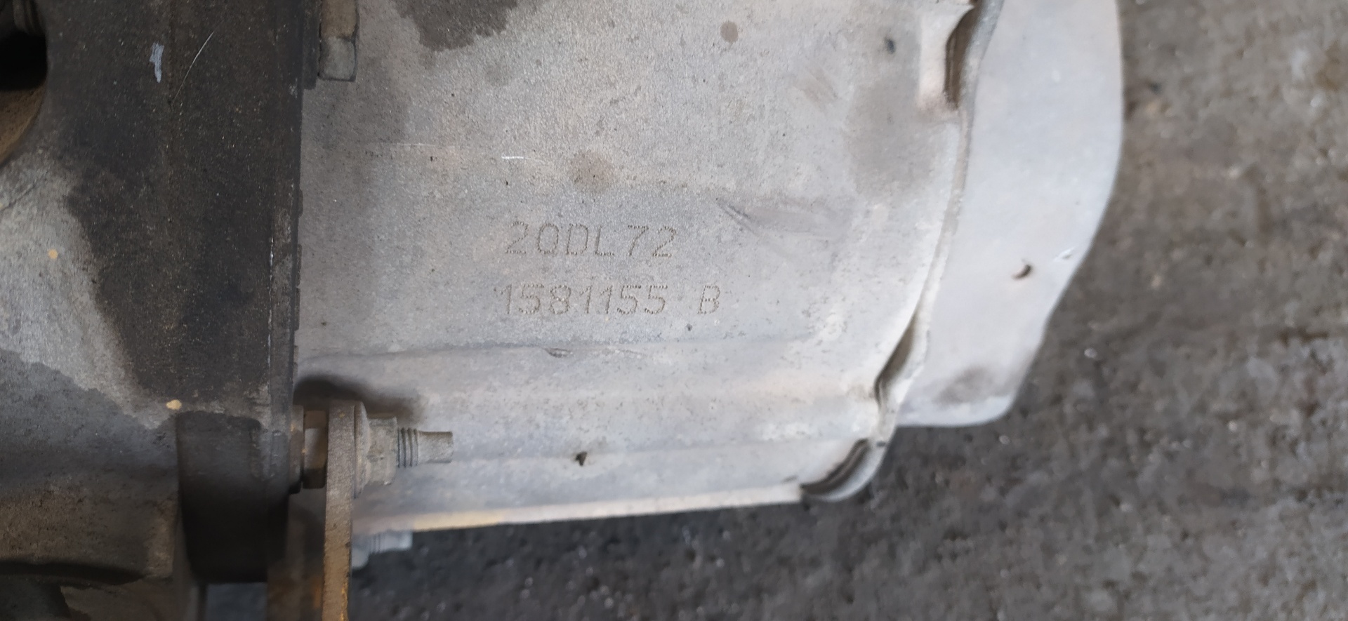 FORD 206 1 generation (1998-2009) Gearbox 20DL72 20094021