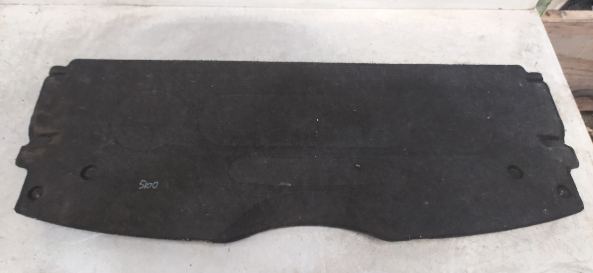 PEUGEOT 206 1 generation (1998-2009) Rear Parcel Shelf 25967198