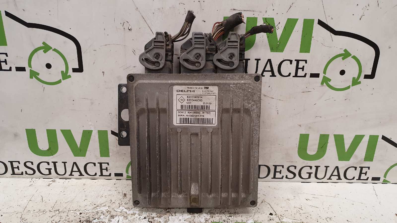 RENAULT Modus 1 generation (2004-2012) Engine Control Unit ECU 8200398934, 8200449080 19990702