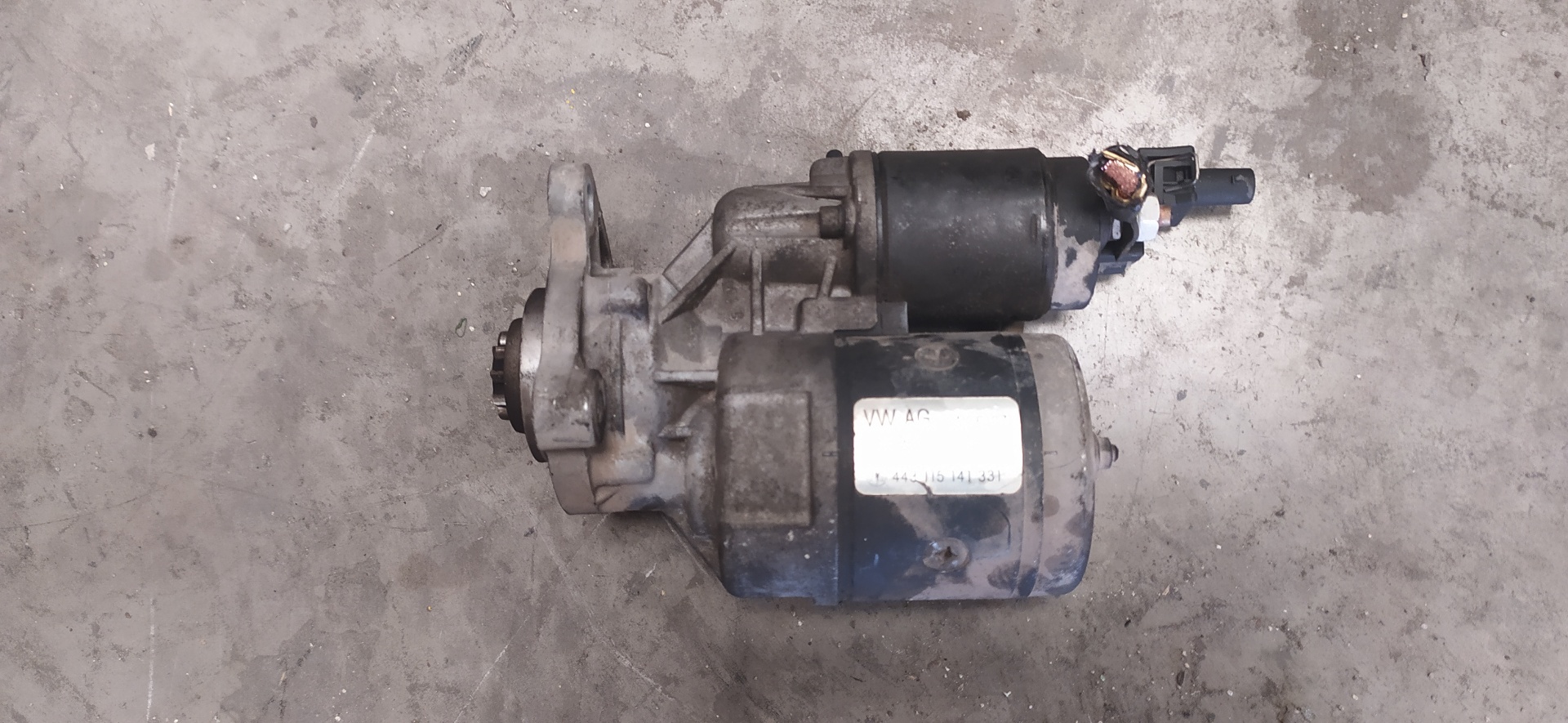 SKODA Fabia 6Y (1999-2007) Starter Motor 047911023G, 443115141331 20122487