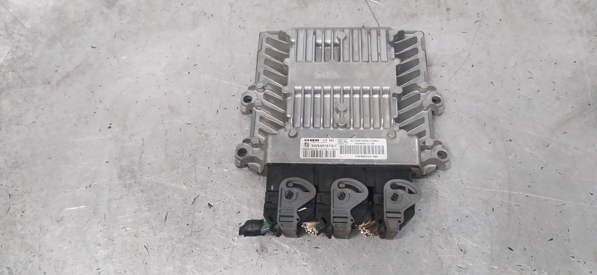 VAUXHALL 407 1 generation (2004-2010) Engine Control Unit ECU HW9655041480, SW9656171180 20118018