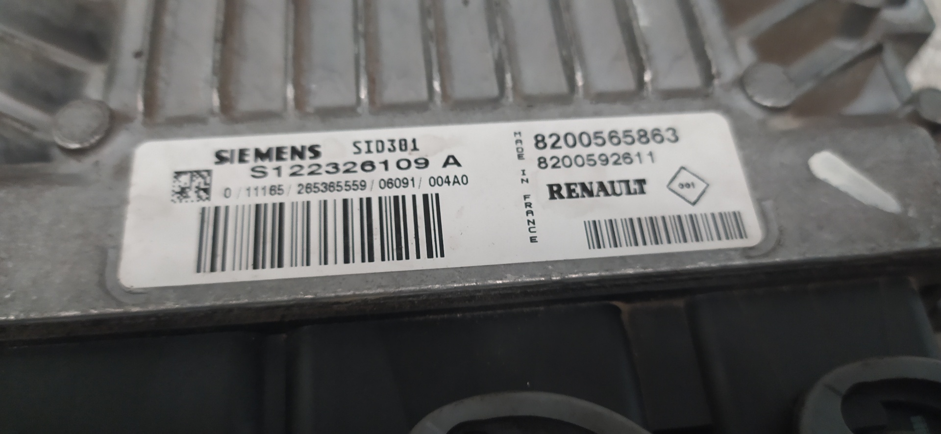 DODGE Scenic 2 generation (2003-2010) Unitate de control motor 8200565863,S122326109A 20052095