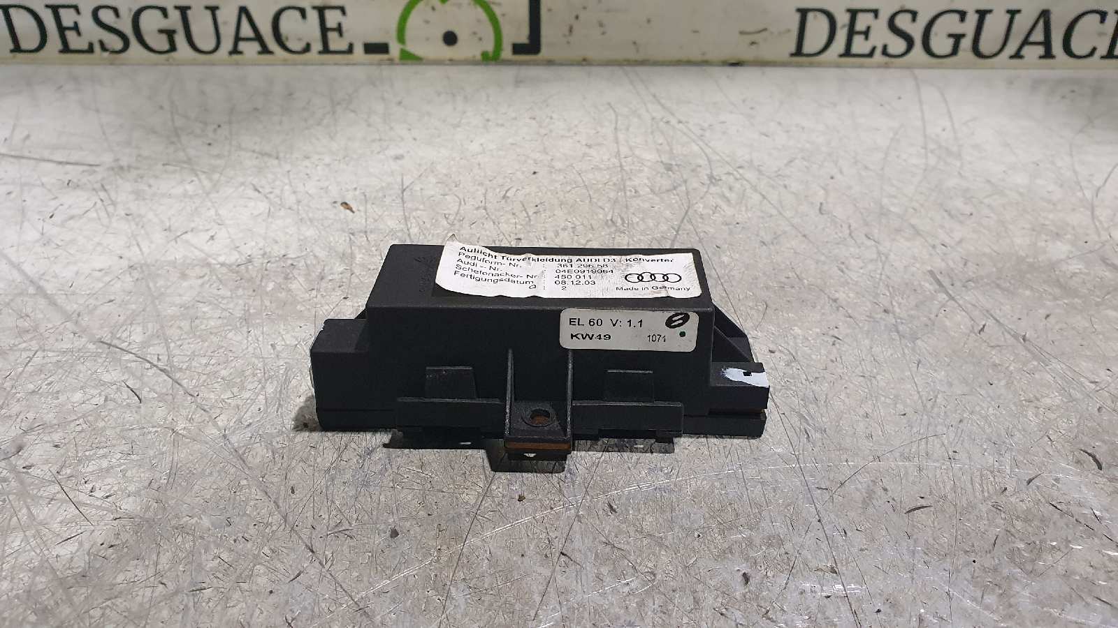 AUDI A8 D3/4E (2002-2010) Other Control Units 04E0919064,36129658 25906996