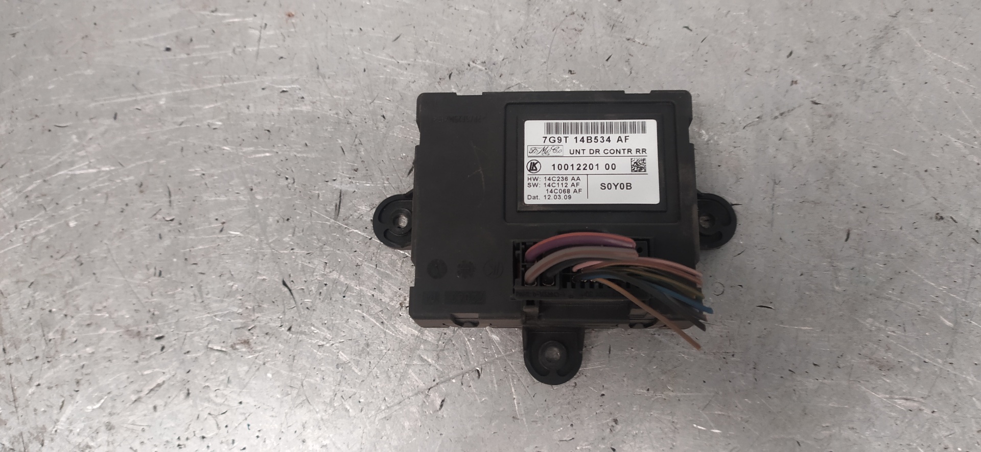 FORD S-Max 1 generation (2006-2015) Other Control Units 7G9T14B534AF, 1001220100 20122053