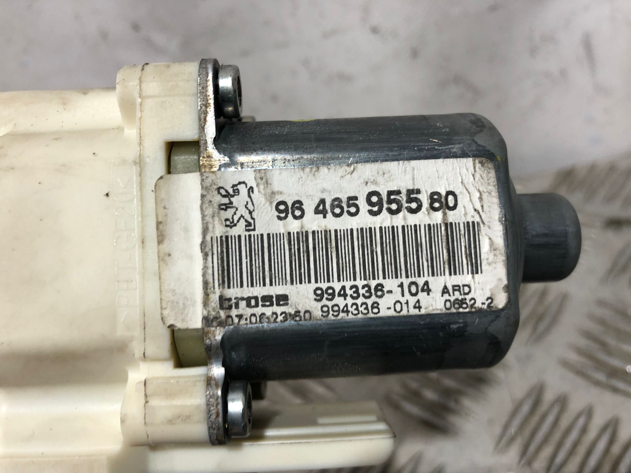 PEUGEOT 407 1 generation (2004-2010) Motor de control geam ușă  dreapta spate 9646595580 24894202