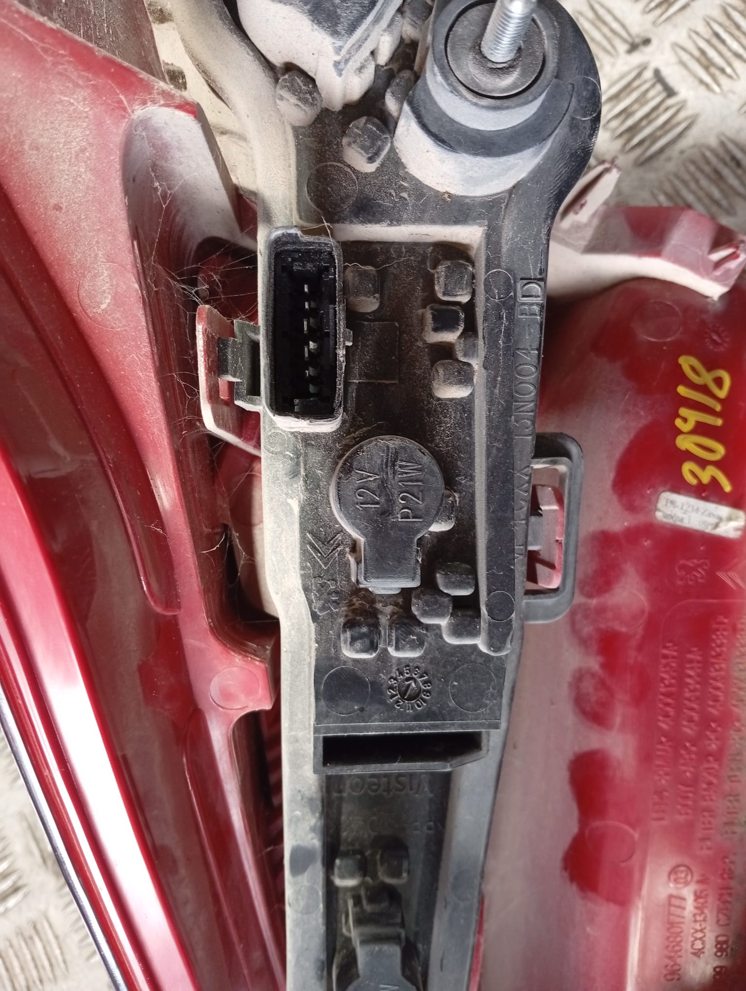Piloto trasero izquierdo 9646801777 de Citroen C4 2004-2008