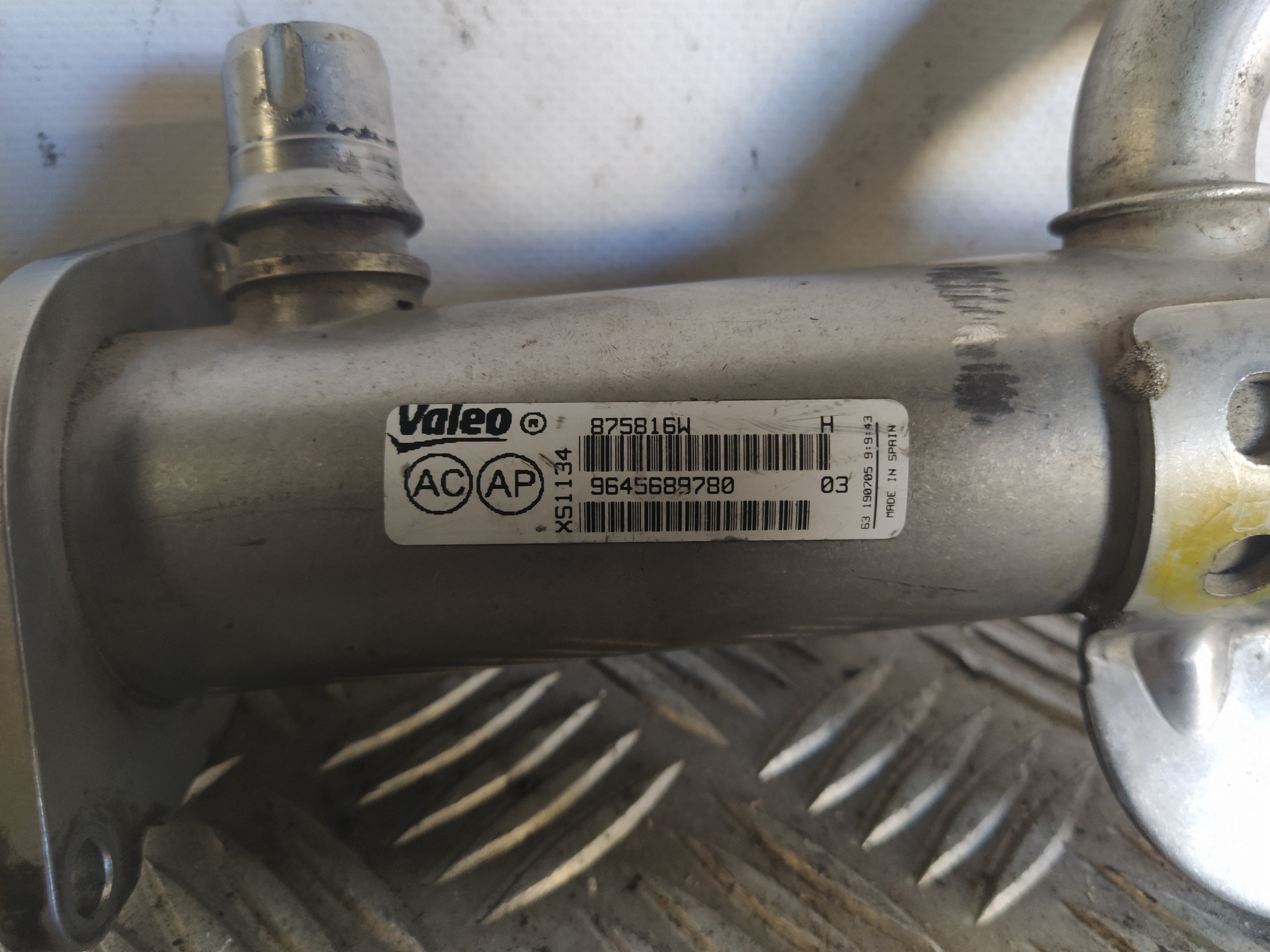 PEUGEOT 407 1 generation (2004-2010) EGR køler 875816W 24871071