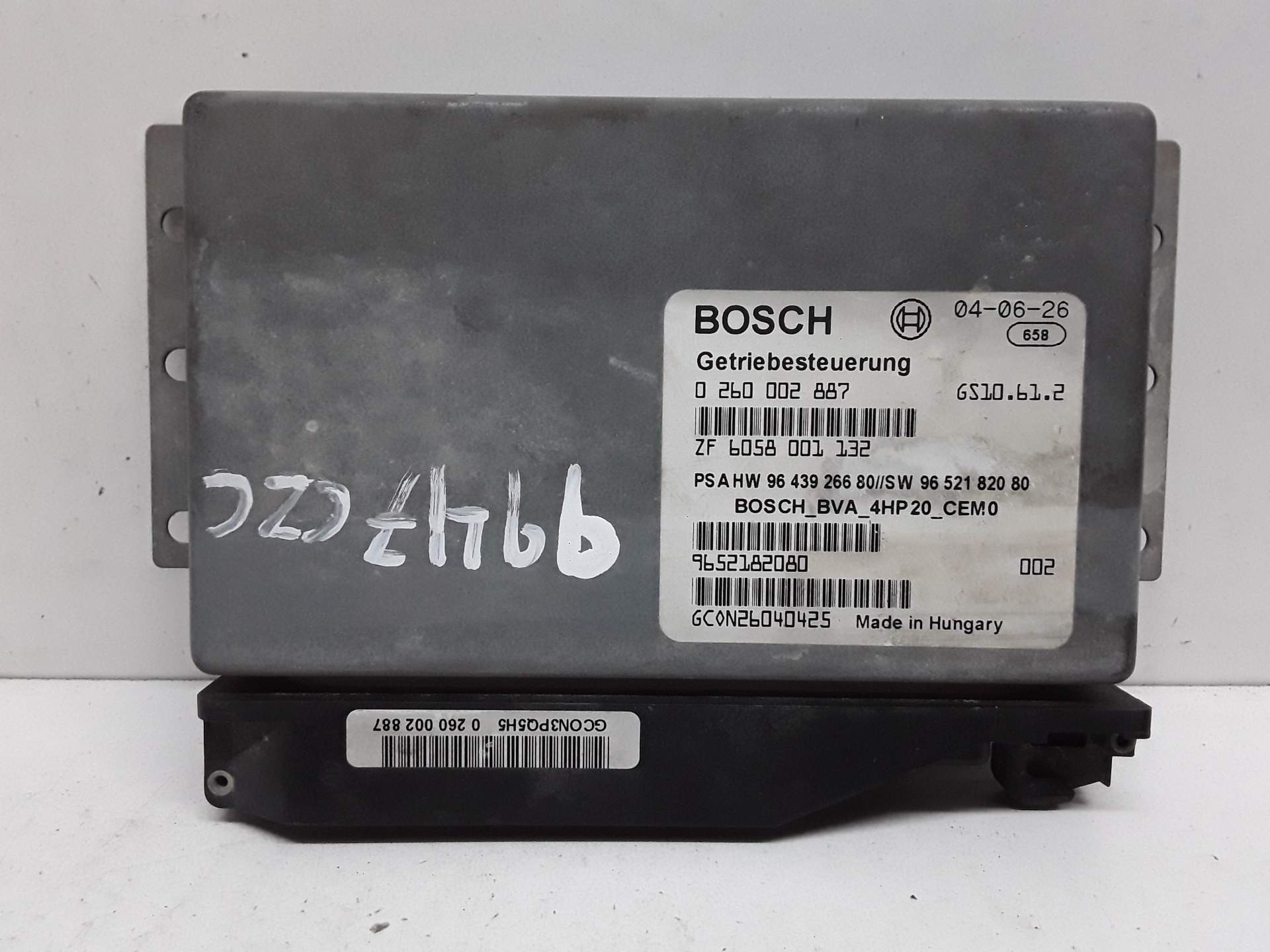 FIAT 607 1 generation (2000-2008) Gearbox Control Unit 0260002887 18947347