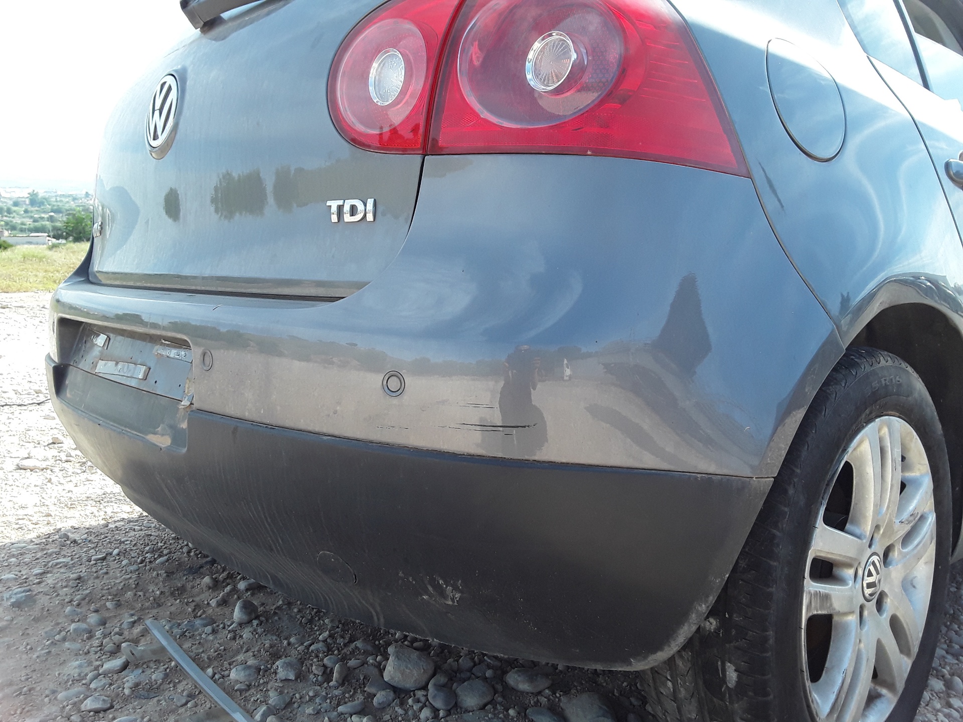 VOLKSWAGEN Golf 5 generation (2003-2009) Бампер задний 1K6807521 19080230