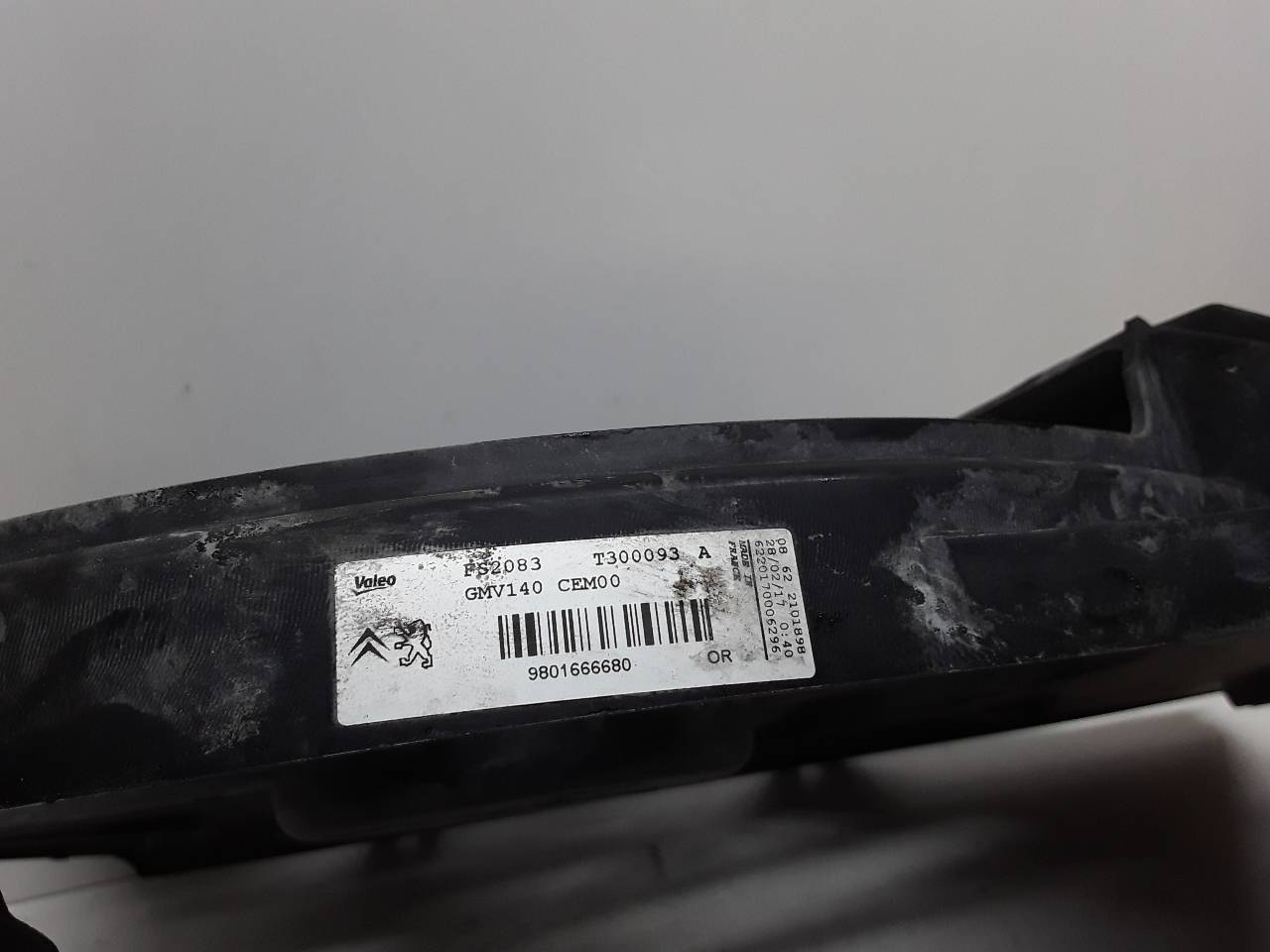 CITROËN C3 1 generation (2002-2010) Porlasztóventilátor 9801666680 25626265