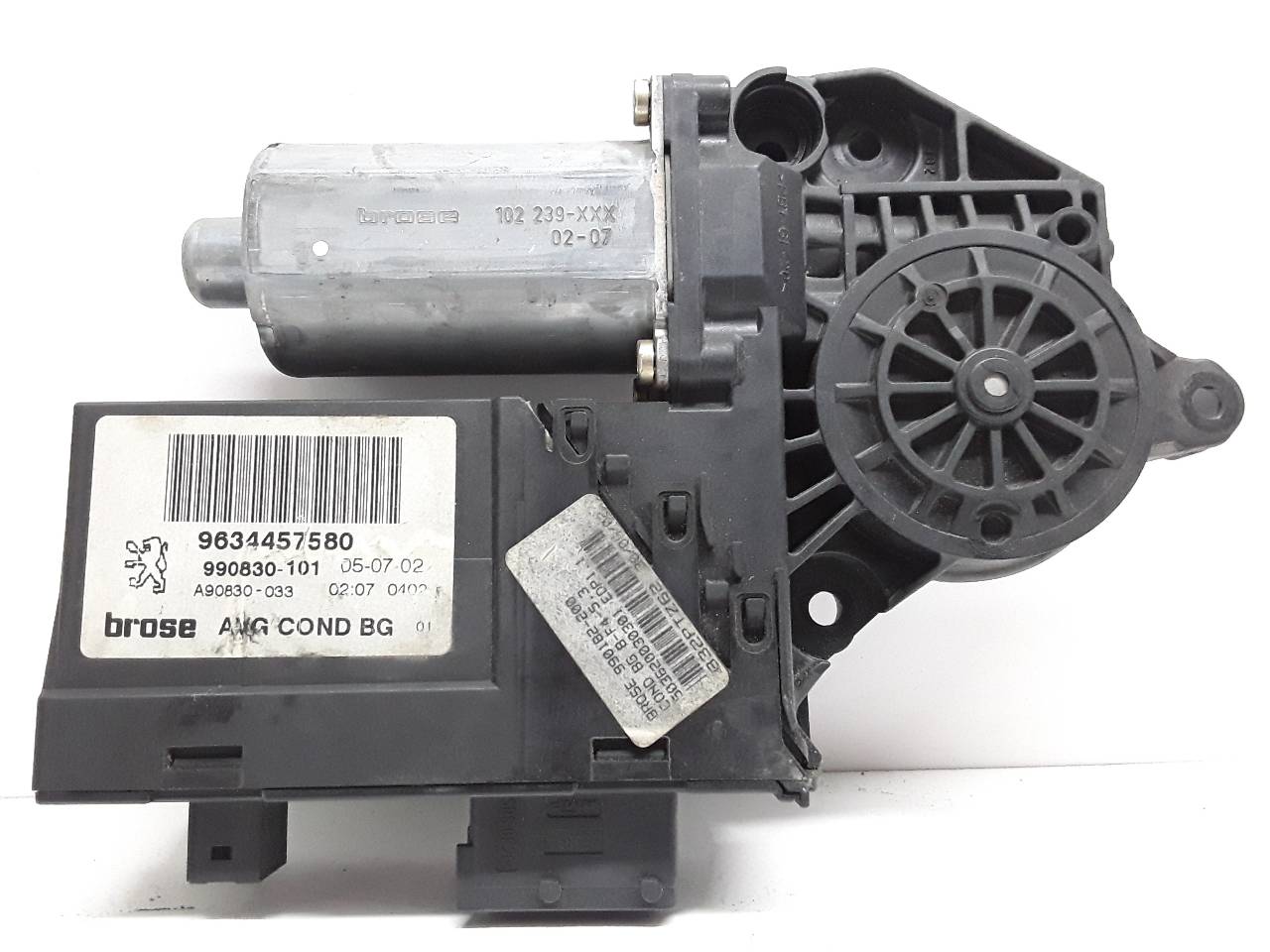 LADA 307 1 generation (2001-2008) Front Left Door Window Regulator Motor 9634457580 19047317