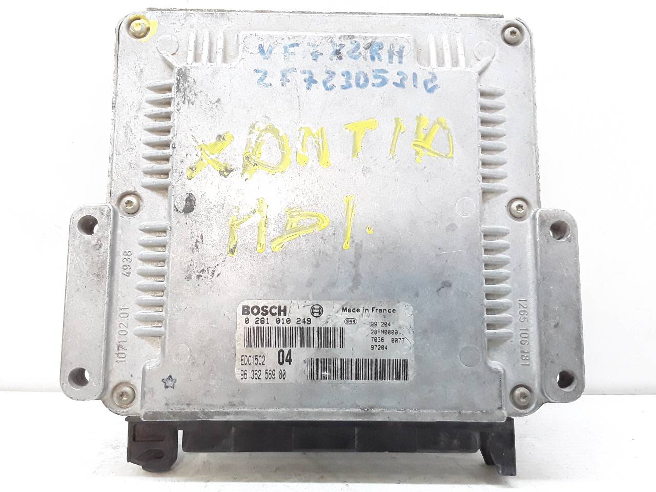 CITROËN Xsara 1 generation (1997-2004) Engine Control Unit ECU 0281010249 18836737