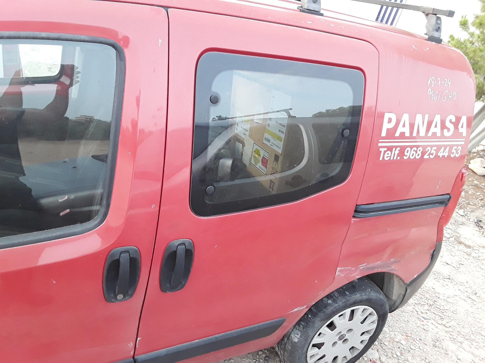 FIAT Fiorino 3 generation (2008-2023) Kreisās puses bīdāmās durvis 52180671 25715960