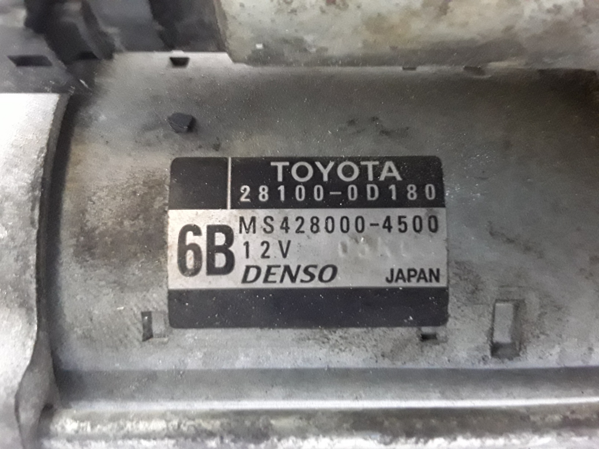 TOYOTA Ranger 1 generation (1998-2006) Starteris 281000D180 25943110