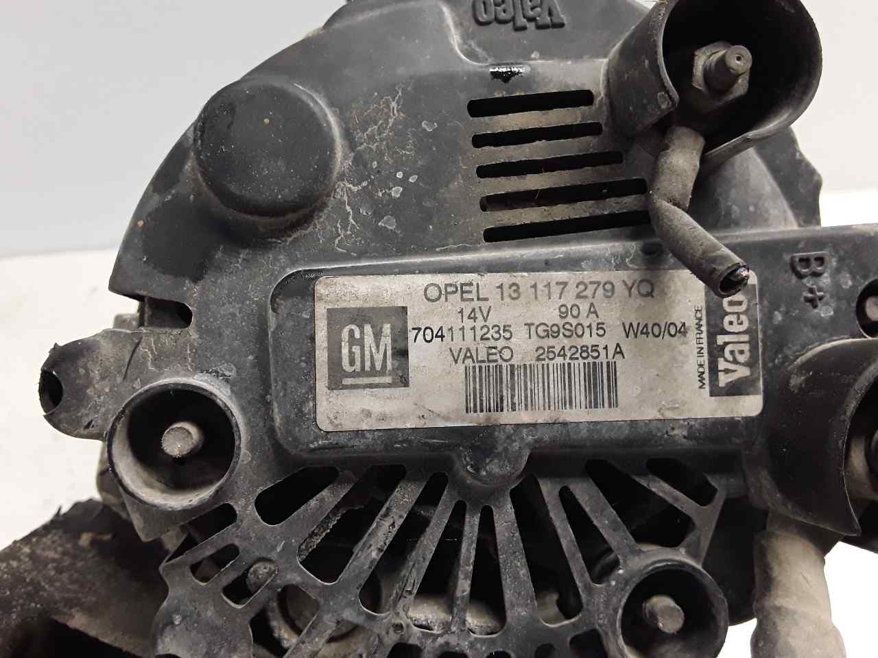 OPEL Alternator 13117279YQ 25626184