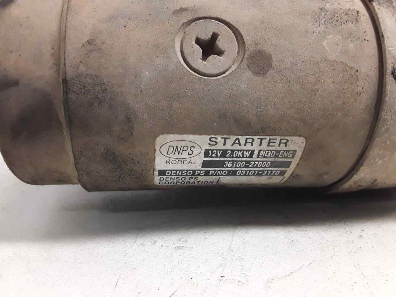 KIA Cerato 1 generation (2004-2009) Starter Motor 3610027000 25625509