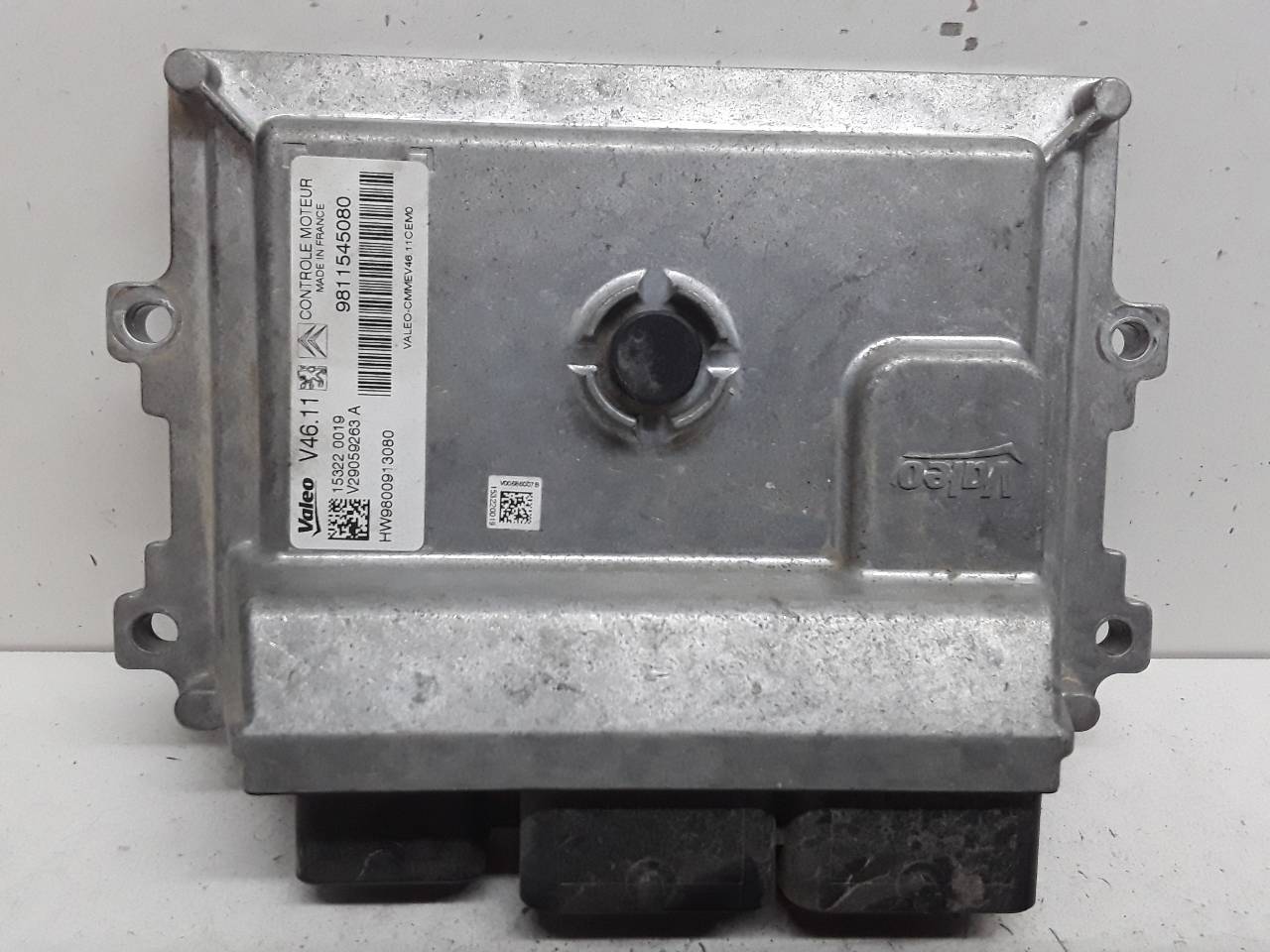 CITROËN C3 2 generation (2009-2016) Engine Control Unit ECU 9811545080 25605792