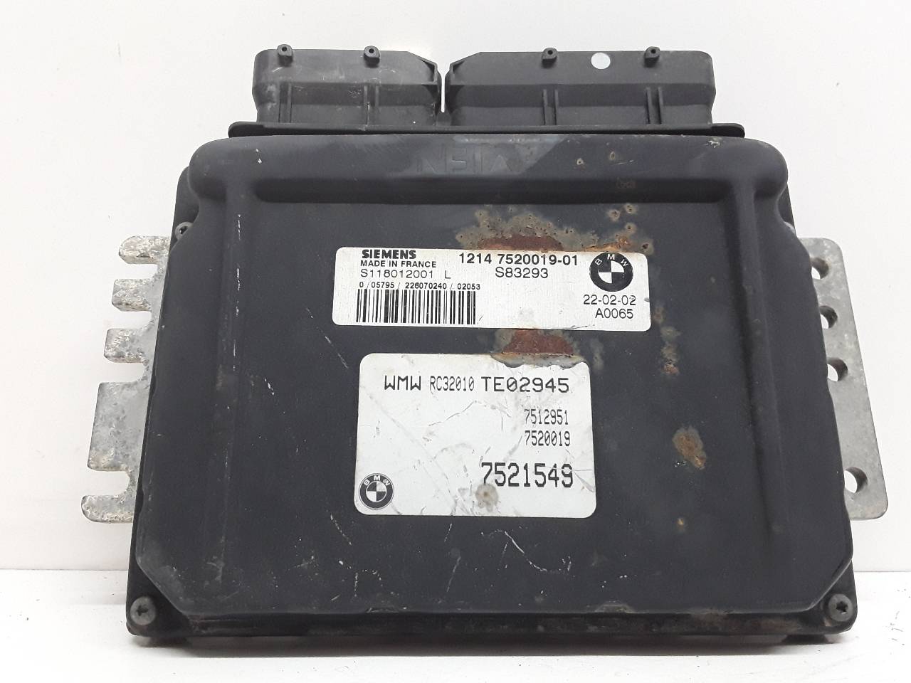 AUDI Cooper R50 (2001-2006) Motorkontrollenhet ECU 1214752001901 18984595