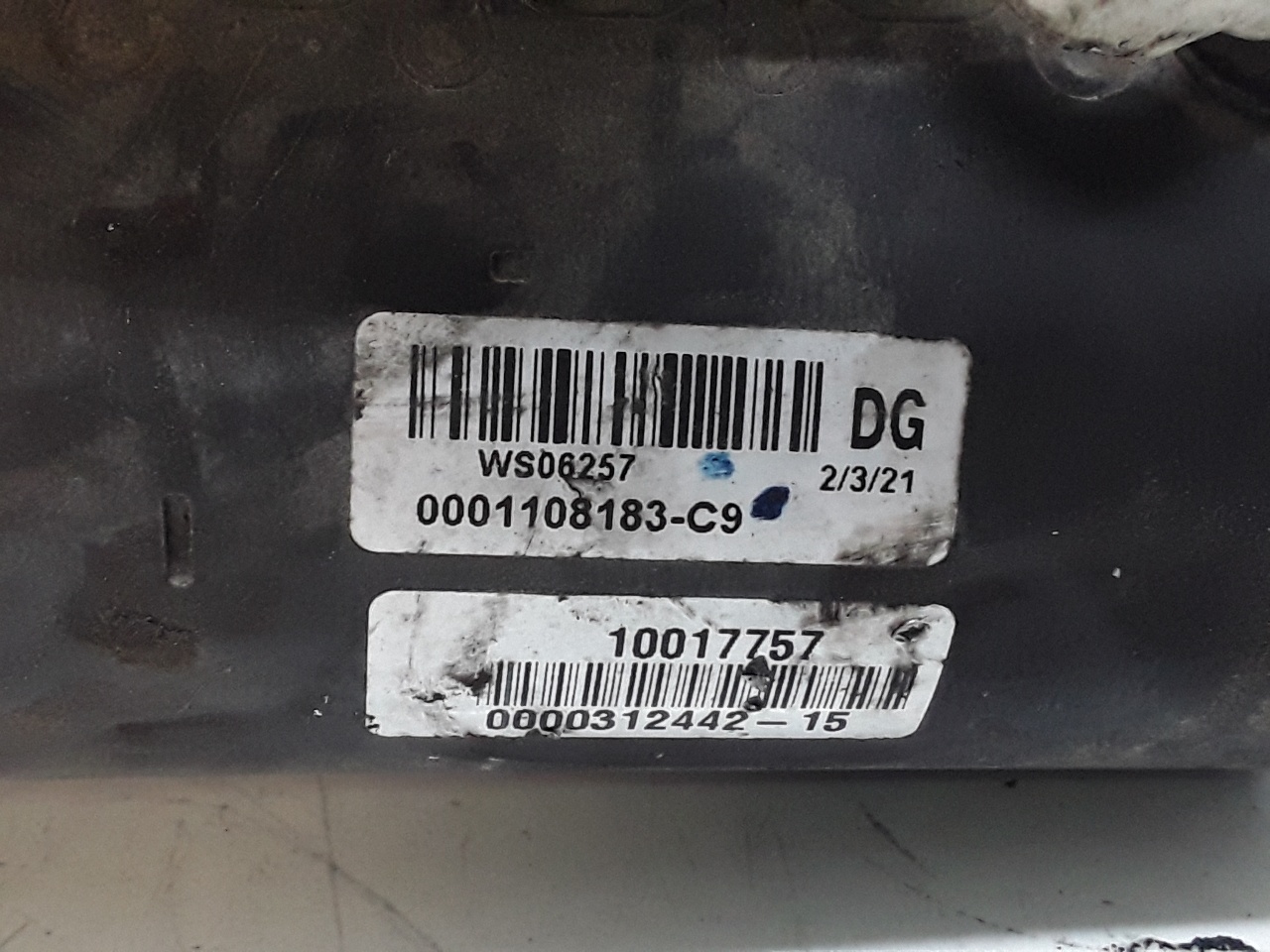 CITROËN Clio 1 generation (1990-1998) Starter Motor 0001108183 25621924