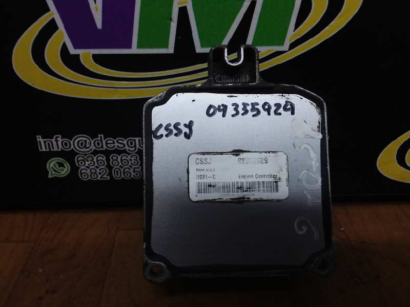 FIAT Engine Control Unit ECU 09355929 25605453