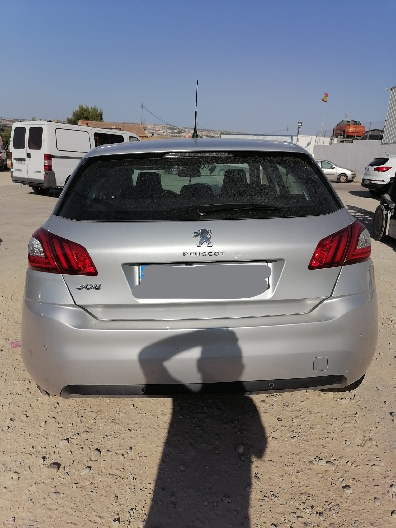 PEUGEOT 308 T9 (2013-2021) Левая задняя внутренняя ручка открытия 98201553W 19005856