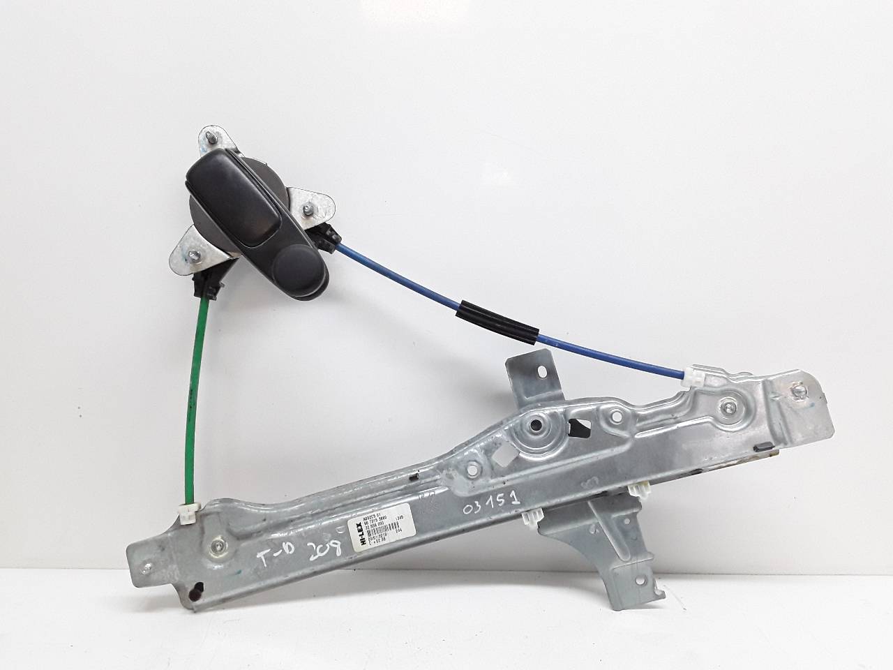 PEUGEOT 208 Peugeot 208 (2012-2015) Rear Right Door Window Regulator 9673153880 19016182