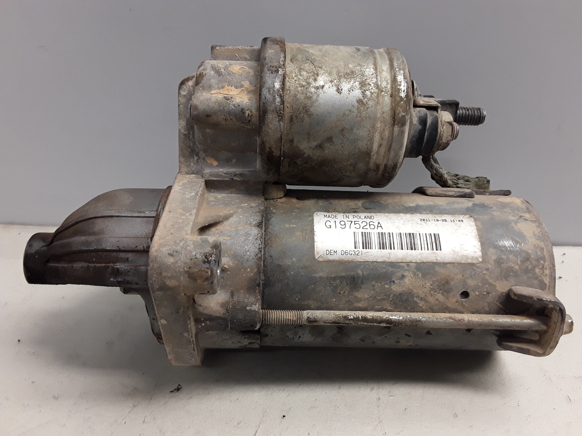 FIAT Fiorino 3 generation (2008-2023) Starter Motor G197526A 25625910