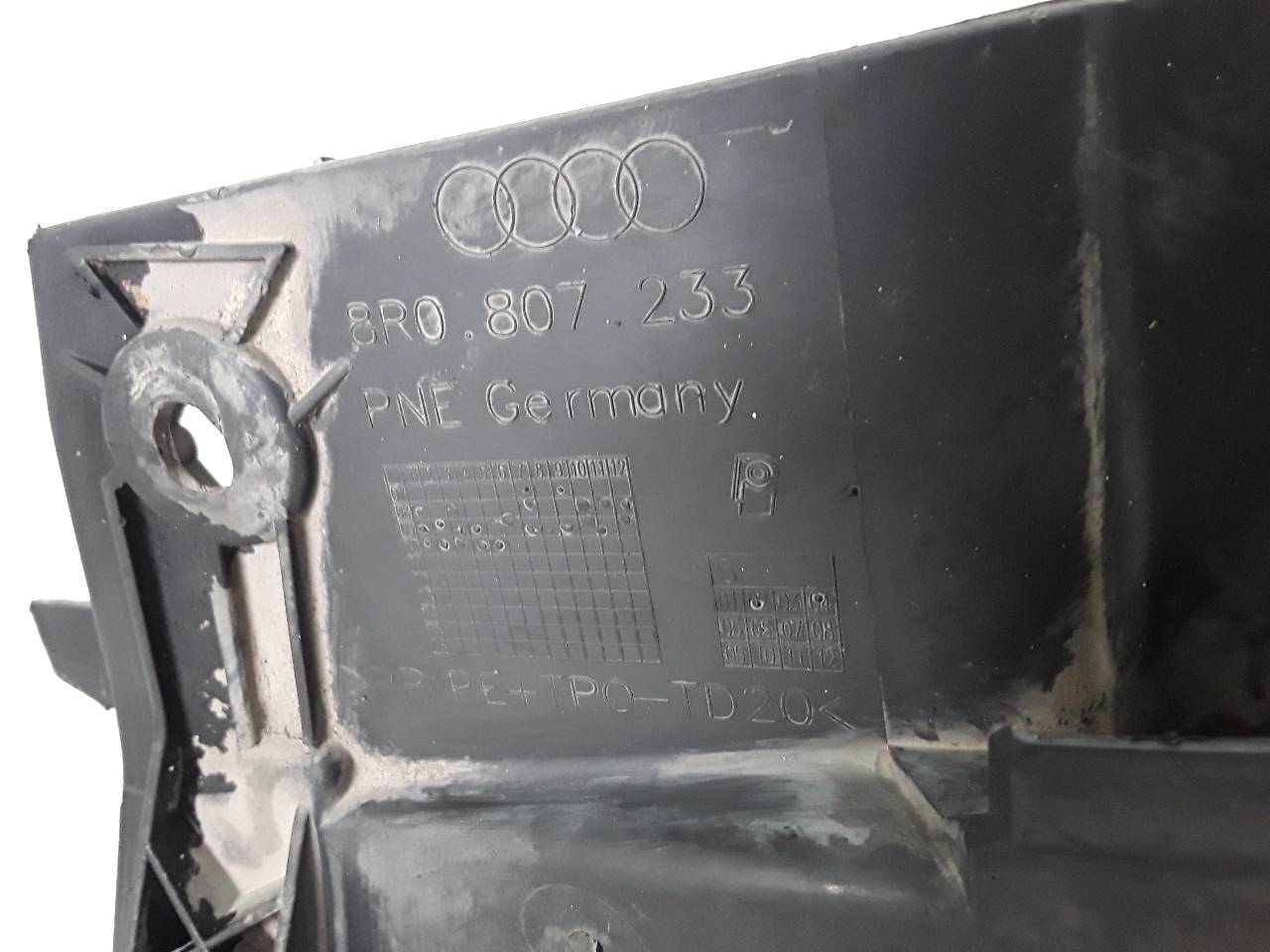 AUDI A6 C6/4F (2004-2011) Юбка переднего бампера 8R0807233 19091605