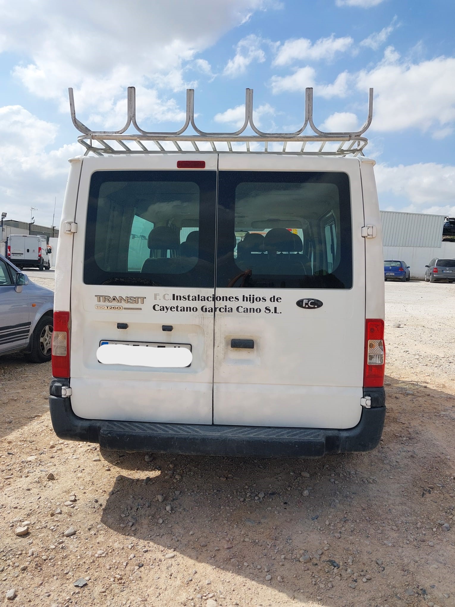 FORD Transit 3 generation (2000-2013) Cadre de poignée intérieure de porte avant gauche YC15V22601AB 25606045