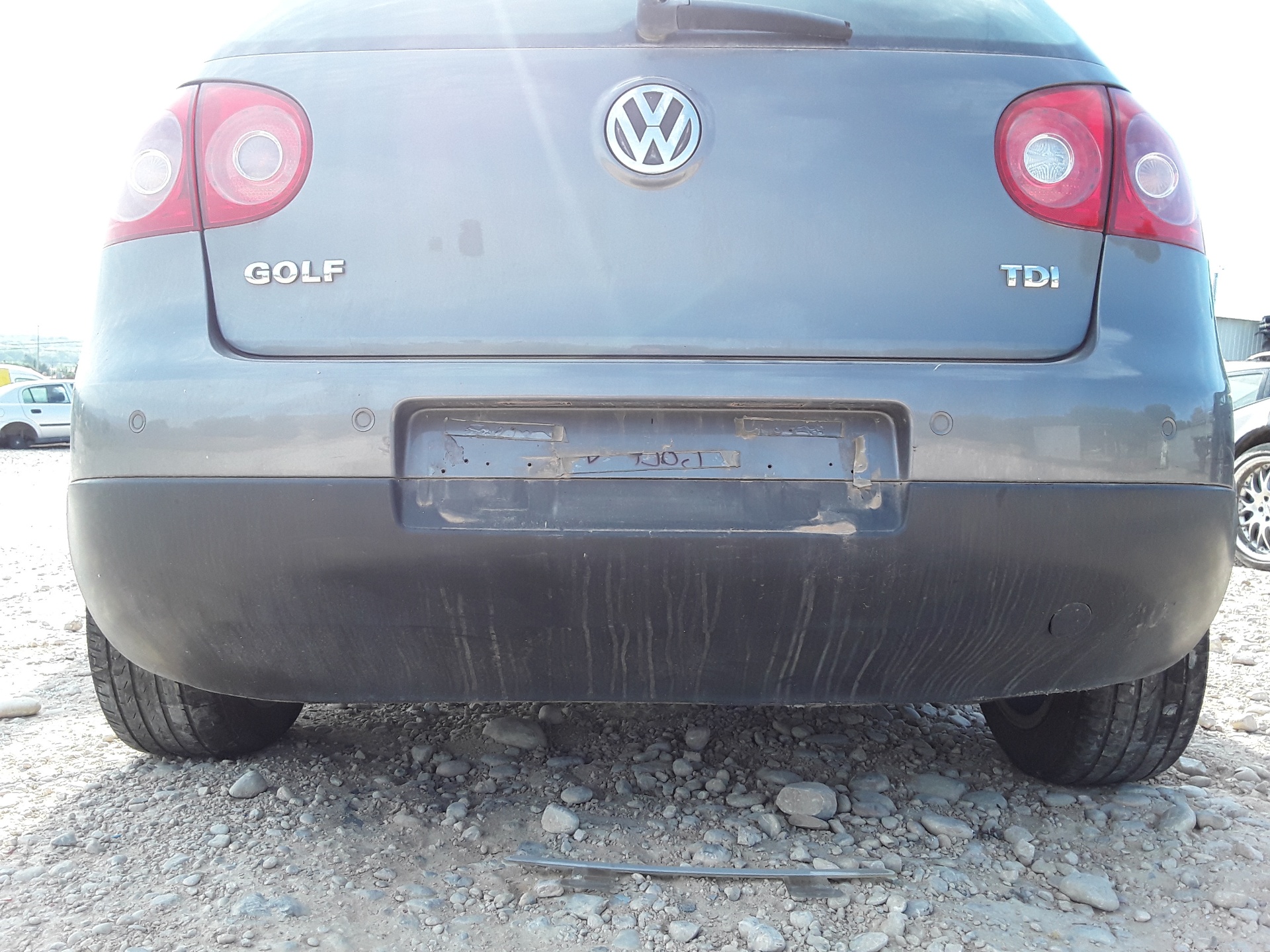 VOLKSWAGEN Golf 5 generation (2003-2009) Rear Bumper 1K6807521 19080230