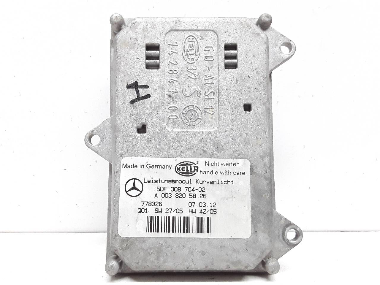 CHEVROLET R-Class W251 (2005-2017) Xenon Light Control Unit A0038205826 19090317