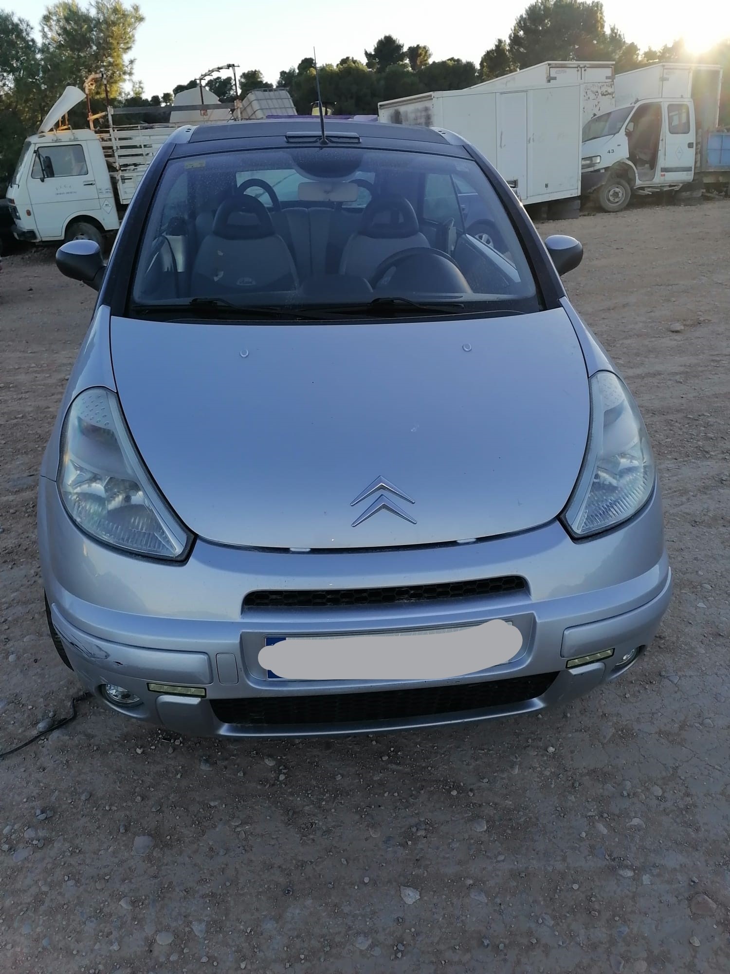 CITROËN C3 1 generation (2002-2010) Левая противотуманка переднего бампера 9648947780 19041451