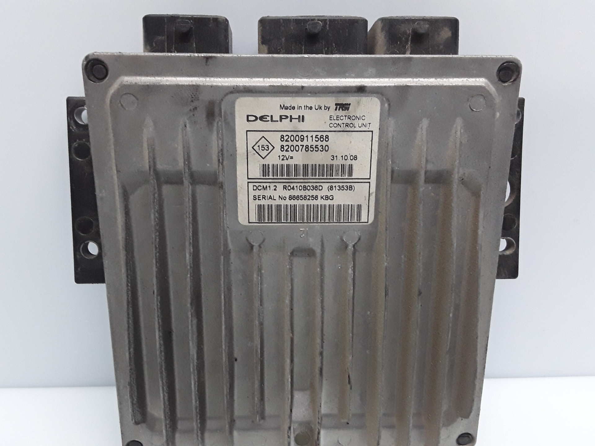 DACIA Sandero 1 generation (2008-2012) Engine Control Unit ECU 8200911568 25611151