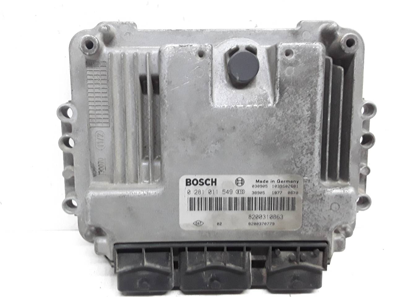 RENAULT Megane 2 generation (2002-2012) Engine Control Unit ECU 0281011549 19118403