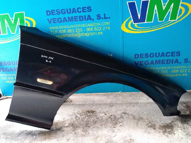 VAUXHALL 3 Series E46 (1997-2006) Front Right Fender NEGRO 18844170